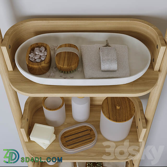 Decorative set for bathroom 14 3D Models 3DSKY