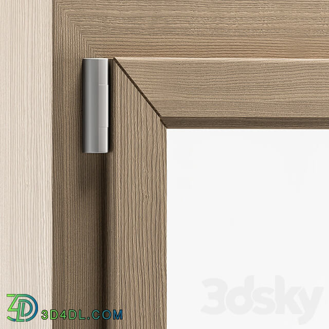 Wooden Window Modern Windows Set 01 3D Models