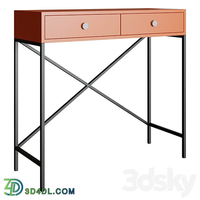 Console with two drawers For Miss 3D Models 3DSKY