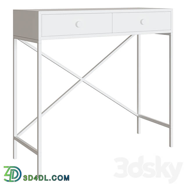 Console with two drawers For Miss 3D Models 3DSKY