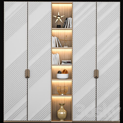 Wardrobe Furniture 009 Wardrobe Display cabinets 3D Models 3DSKY 