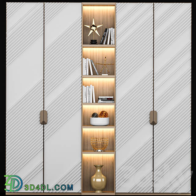 Wardrobe Furniture 009 Wardrobe Display cabinets 3D Models 3DSKY