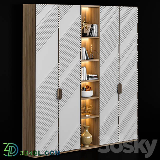 Wardrobe Furniture 009 Wardrobe Display cabinets 3D Models 3DSKY