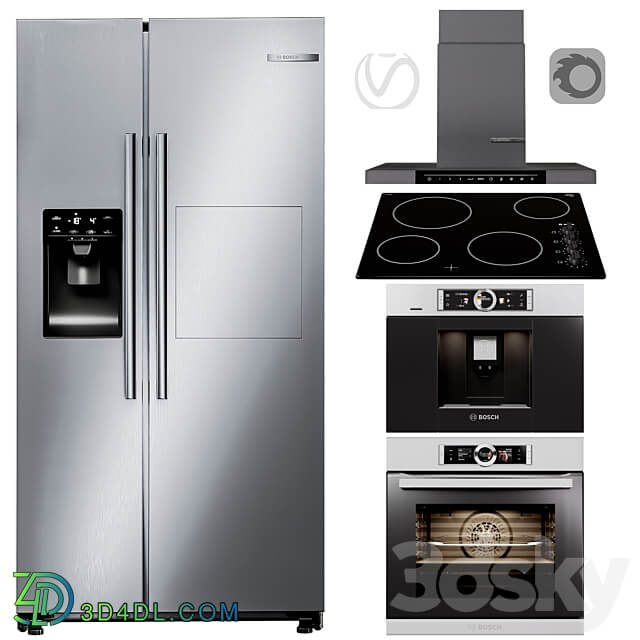 Bosch Appliance 01 3D Models 3DSKY