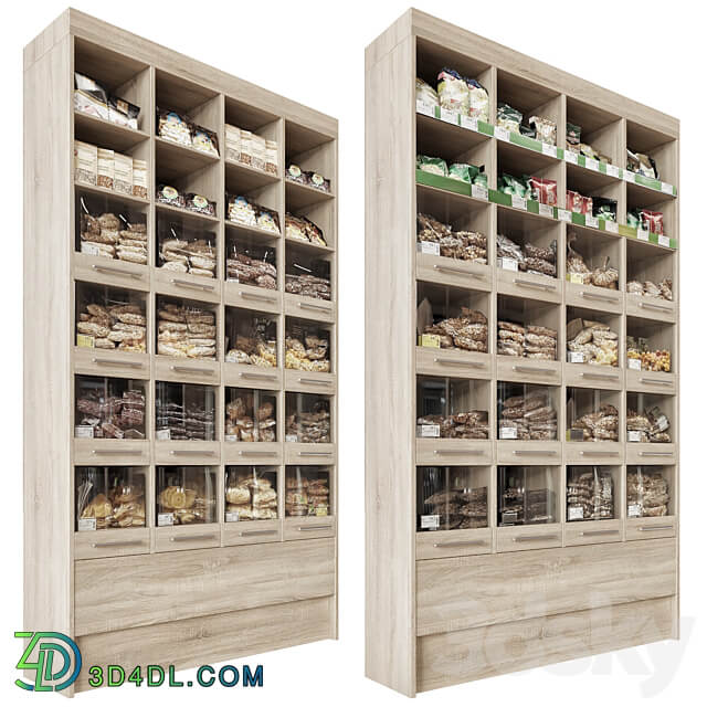 Nuts shelves 3D Models 3DSKY