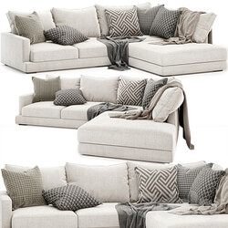 Tully sofa with chaise 3D Models 3DSKY 