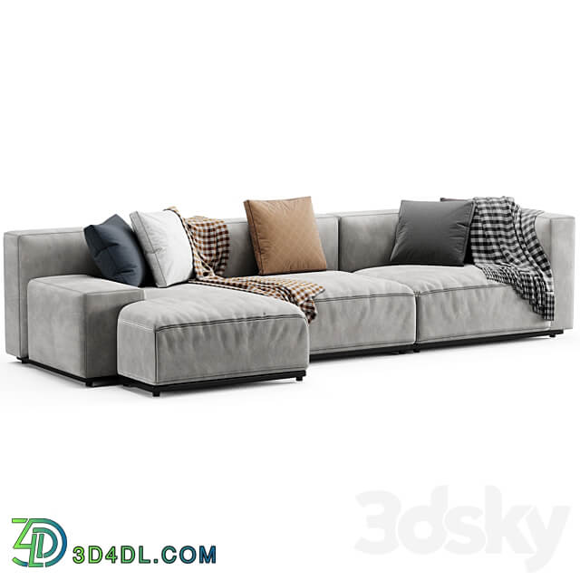 Cassina Mex Cube Chaise Longue 3D Models 3DSKY