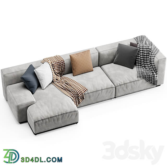 Cassina Mex Cube Chaise Longue 3D Models 3DSKY