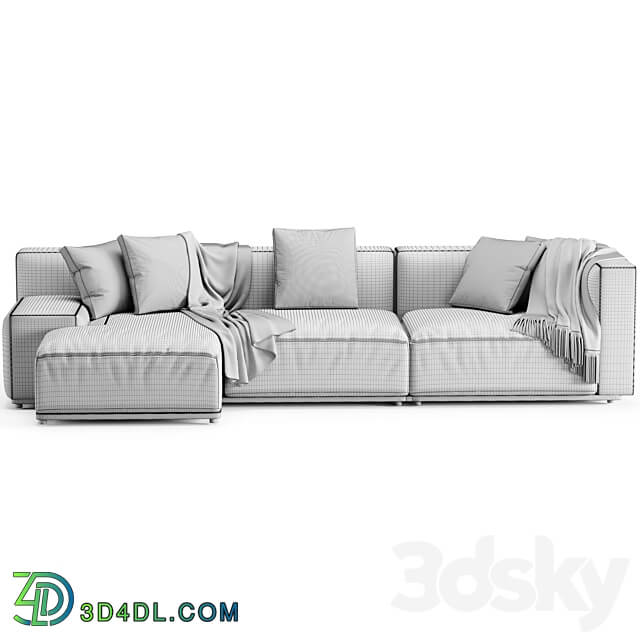 Cassina Mex Cube Chaise Longue 3D Models 3DSKY