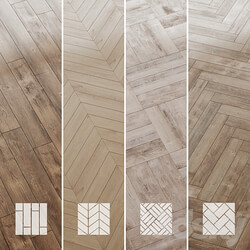 Wood floor Pine Oak Set 3 3D Models 3DSKY 