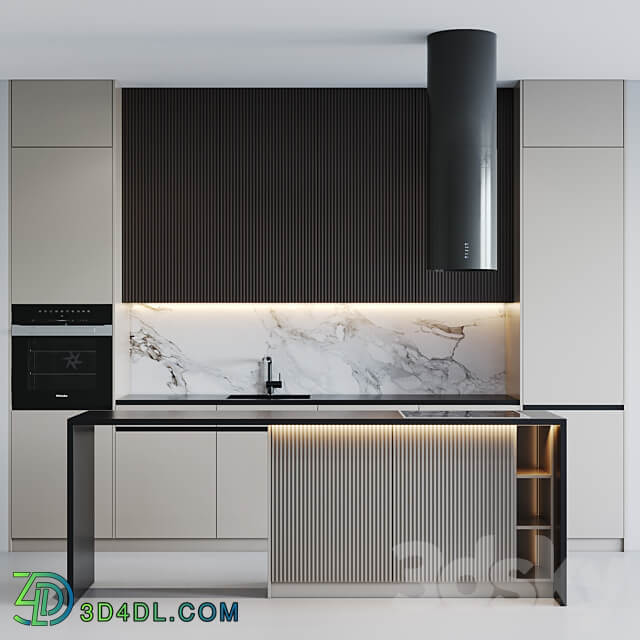 kitchen modern.001 Kitchen 3D Models 3DSKY