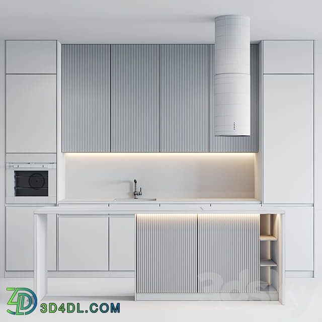 kitchen modern.001 Kitchen 3D Models 3DSKY