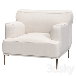 Abisko Quartz White Lounge Chair 3D Models 3DSKY 