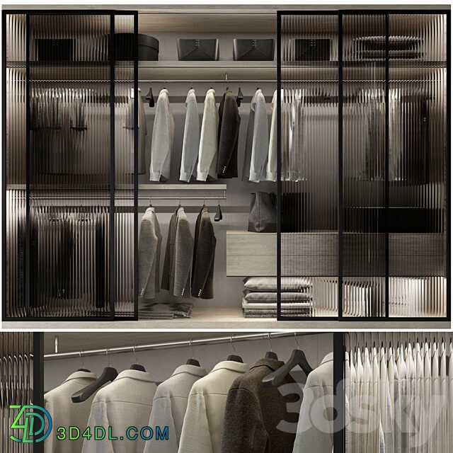 Wardrobe 02 Wardrobe Display cabinets 3D Models 3DSKY