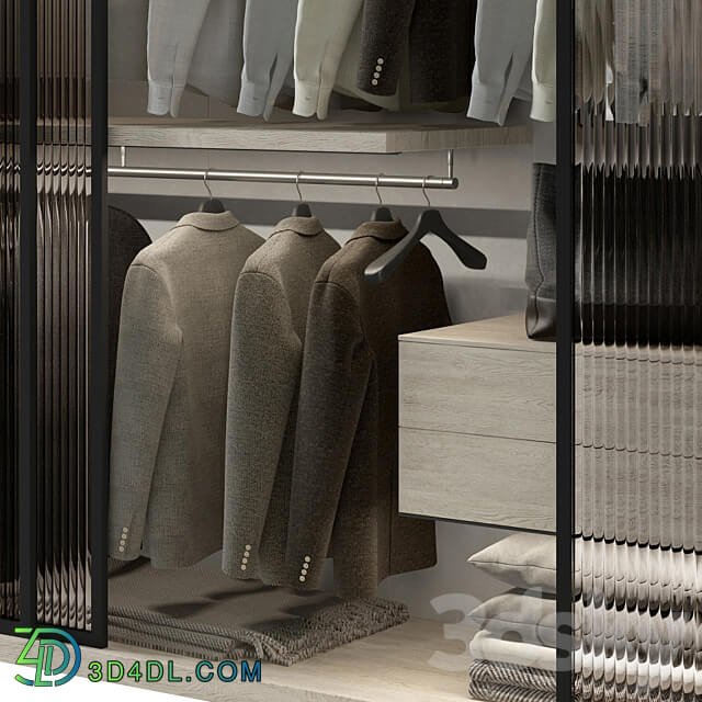 Wardrobe 02 Wardrobe Display cabinets 3D Models 3DSKY