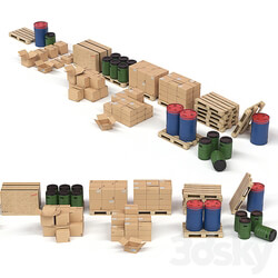 Warehouse kit 3D Models 3DSKY 