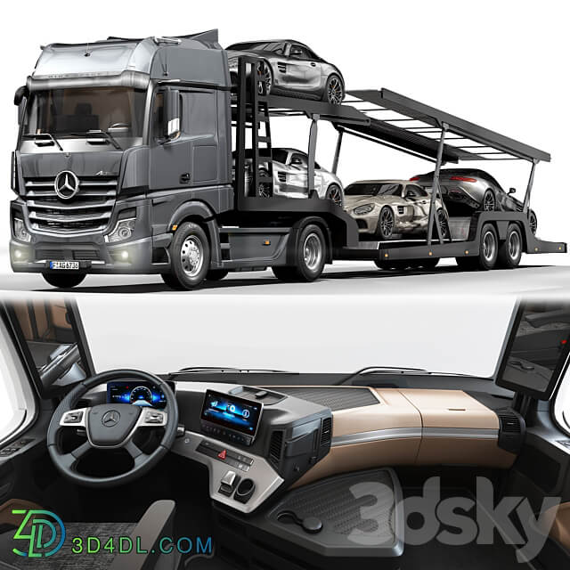 Mercedes actros 3D Models 3DSKY