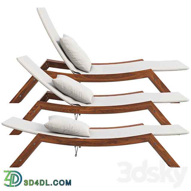 Beltempo Windmaster Chaise Lounge 3 options Other 3D Models 3DSKY