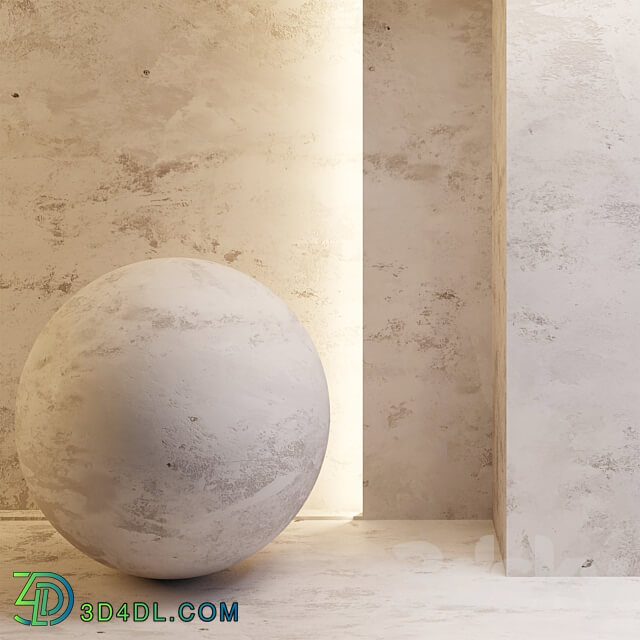 Decorative plaster 3D Models 3DSKY