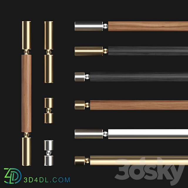 ARTISAN PULL BAR Miscellaneous 3D Models 3DSKY