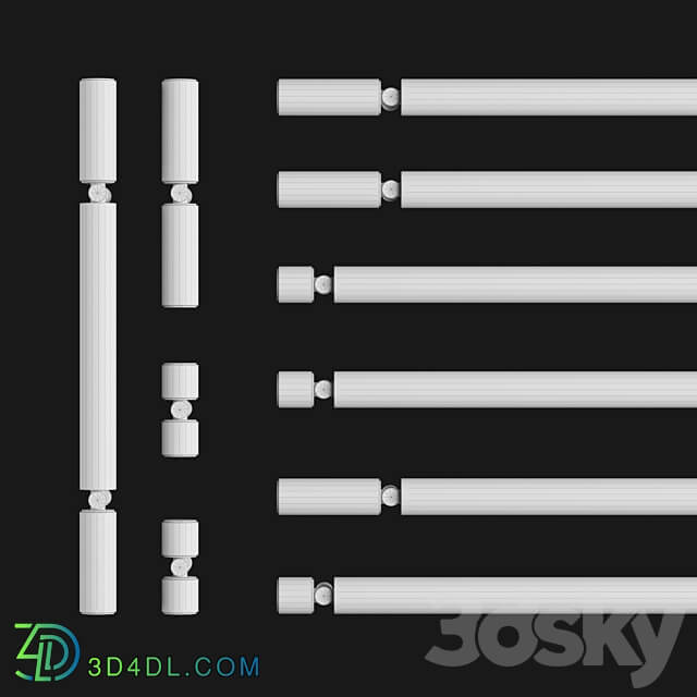 ARTISAN PULL BAR Miscellaneous 3D Models 3DSKY