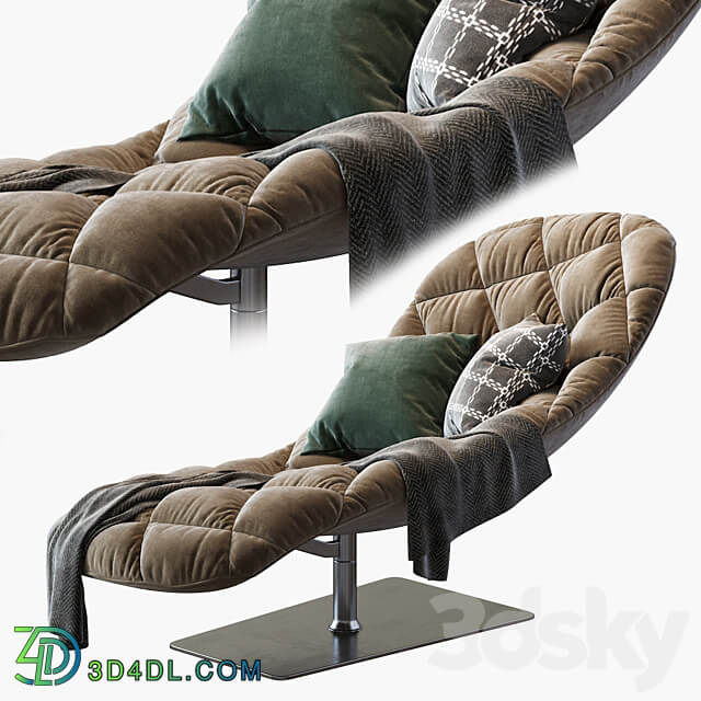 Moroso bohemian chaise longue 3D Models 3DSKY