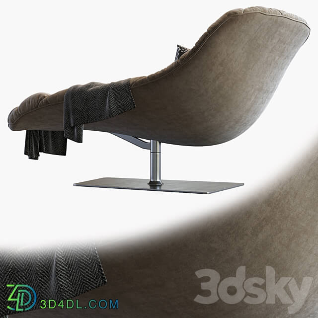 Moroso bohemian chaise longue 3D Models 3DSKY