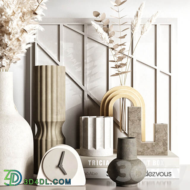 Decorative set 61 3D Models 3DSKY