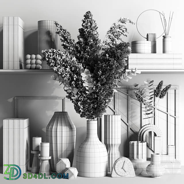 Decorative set 61 3D Models 3DSKY