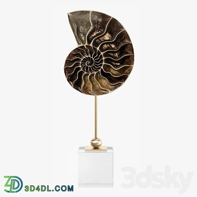 Sea shell decorative set 02 3D Models 3DSKY