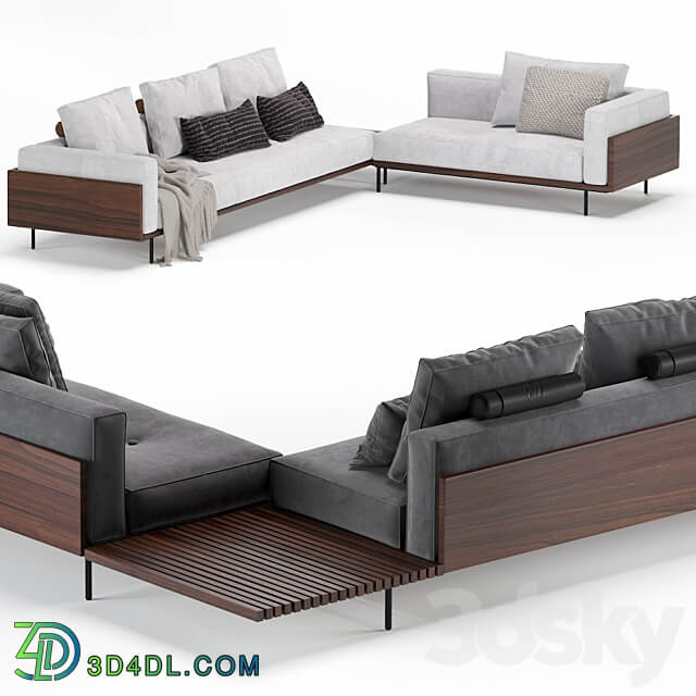 Sofa brasilia minotti 3D Models 3DSKY