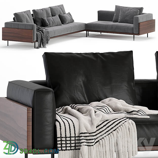 Sofa brasilia minotti 3D Models 3DSKY