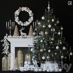 Christmas Tree 10. Corona 3D Models 3DSKY 