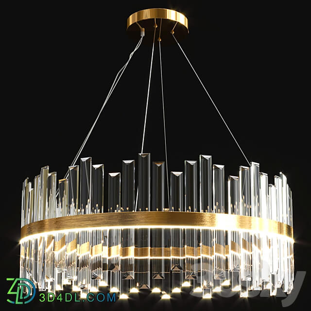 Modern Luxury Crystal Chandelier Pendant light 3D Models 3DSKY