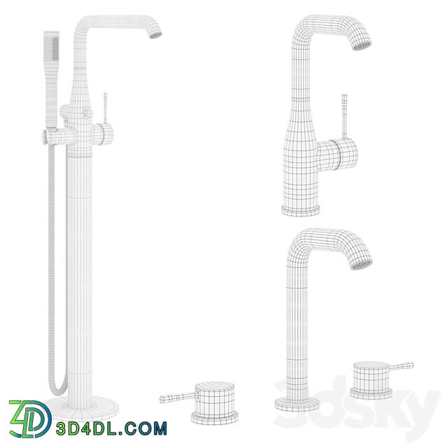 Mixer Taps Grohe Essence 01 3D Models 3DSKY