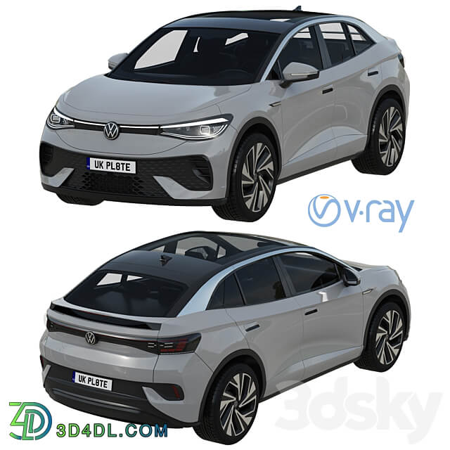 Volkswagen ID5 2022 3D Models 3DSKY