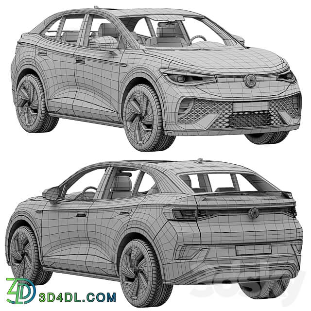 Volkswagen ID5 2022 3D Models 3DSKY