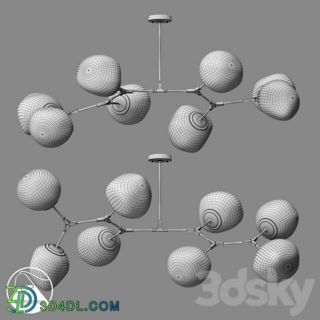 LampsShop.ru L1418a Chandelier Viller Ceiling lamp 3D Models 3DSKY