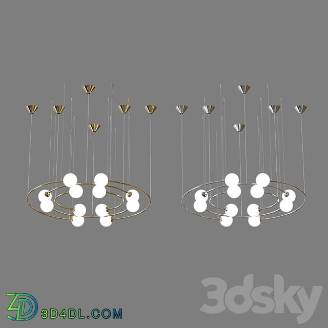 OM Pendant lamp Bogates 359 12 and 360 12 Brook Pendant light 3D Models 3DSKY