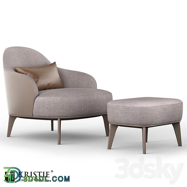 OM armchair KRISTIE mebel Hudson 13 3D Models 3DSKY