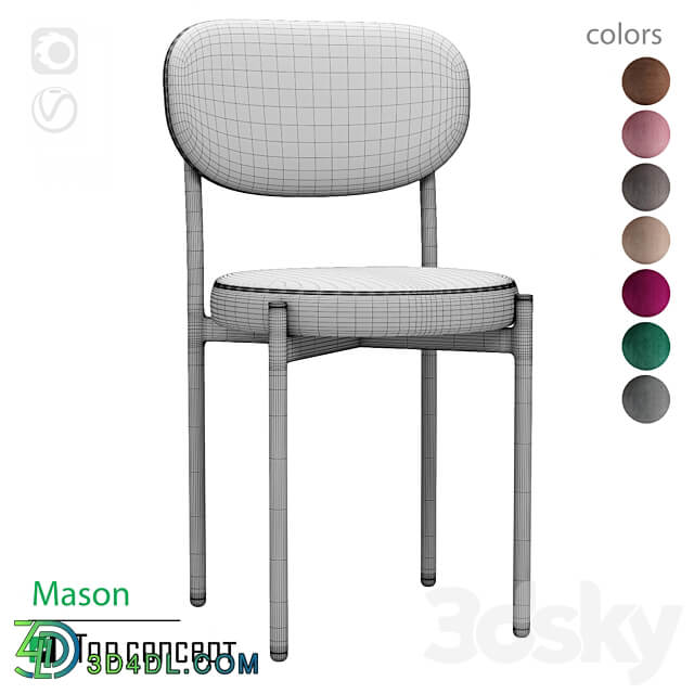 Chair Mason 3D Models 3DSKY