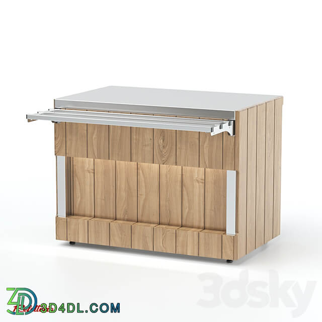 Neutral counter without shelf RN1 хB Capital 3D Models 3DSKY