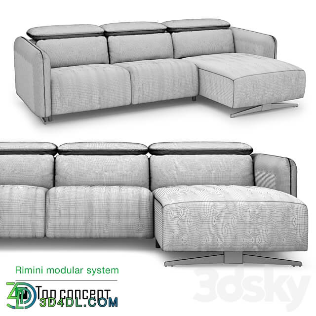 Rimini sofa collection 3D Models 3DSKY