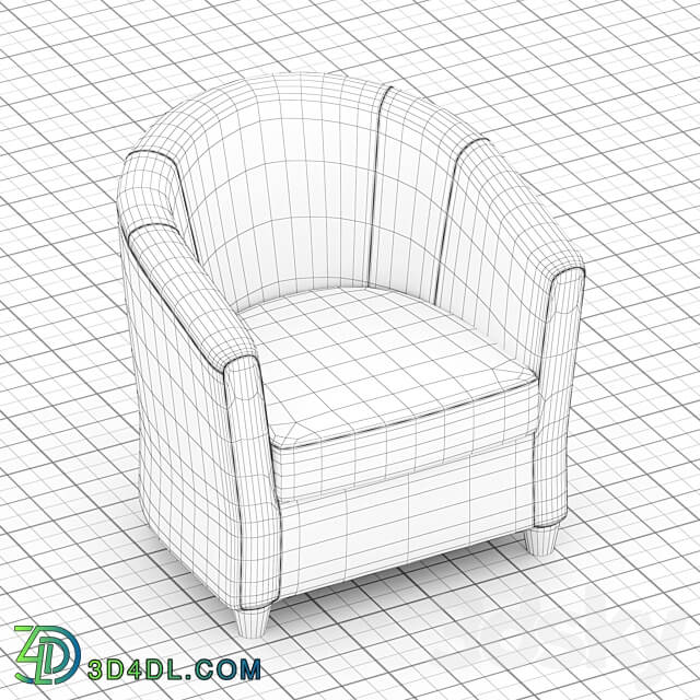 Armchair City 3D Models