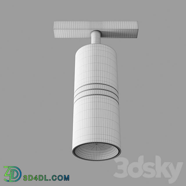 Magnetic track light ST365 OM 3D Models