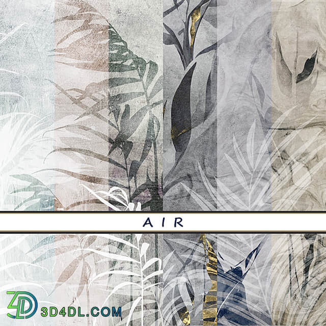 Designer wallpaper AIR pack 1 3D Models