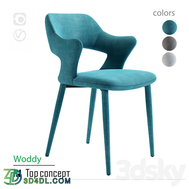 Chair Woddy 3D Models