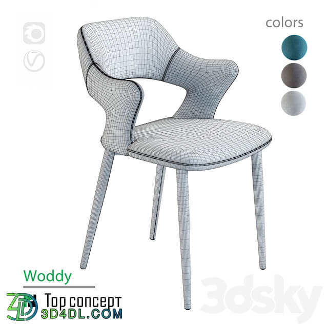 Chair Woddy 3D Models