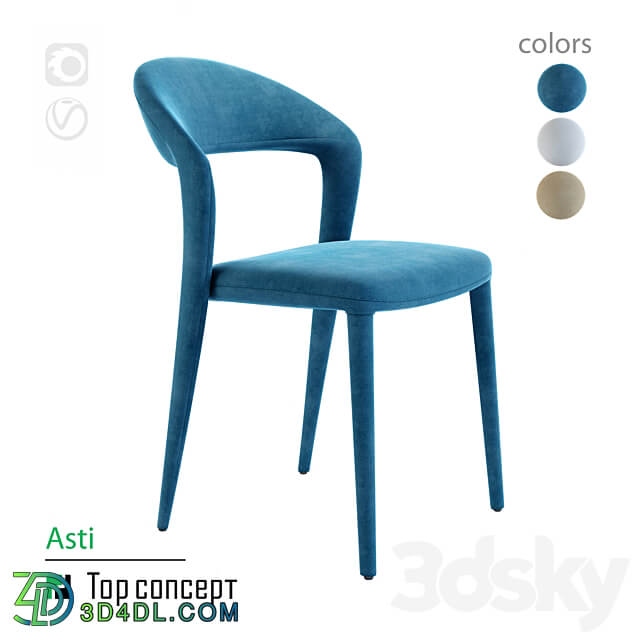 Chair Asti 3D Models