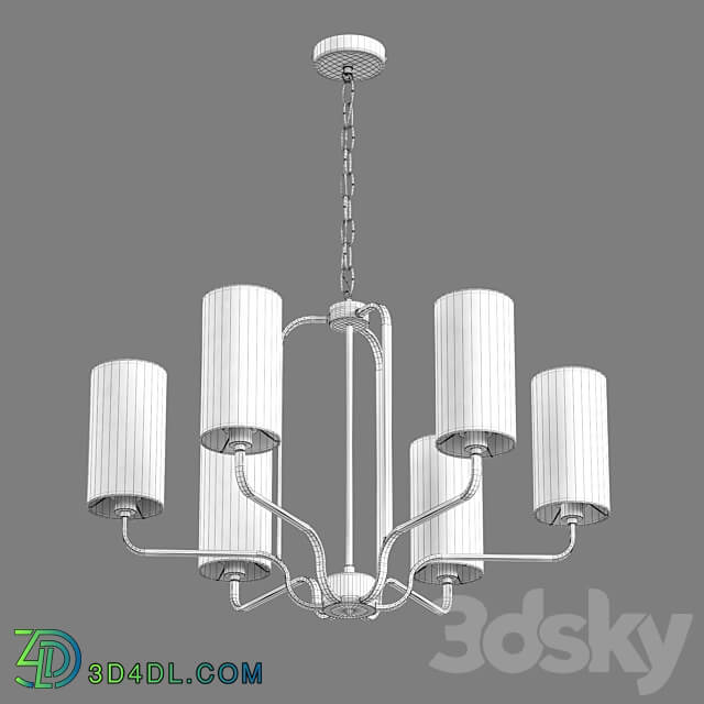 OM Hanging chandelier Eurosvet 60128 6 Purezza Pendant light 3D Models